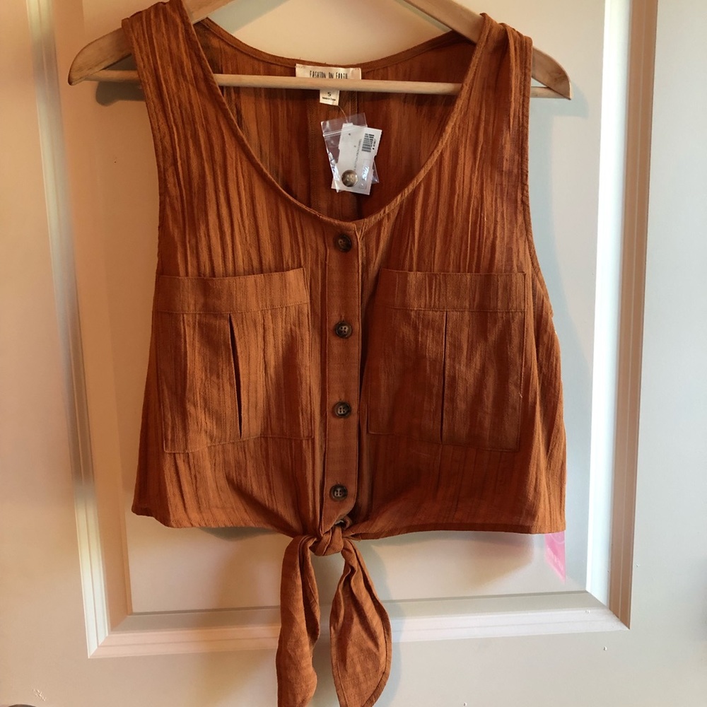 Crop Tank With Tie